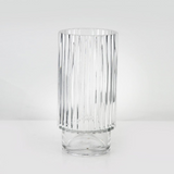 PIPER 8" Fluted Glass Vase