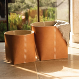 SALO Leather Baskets - Set